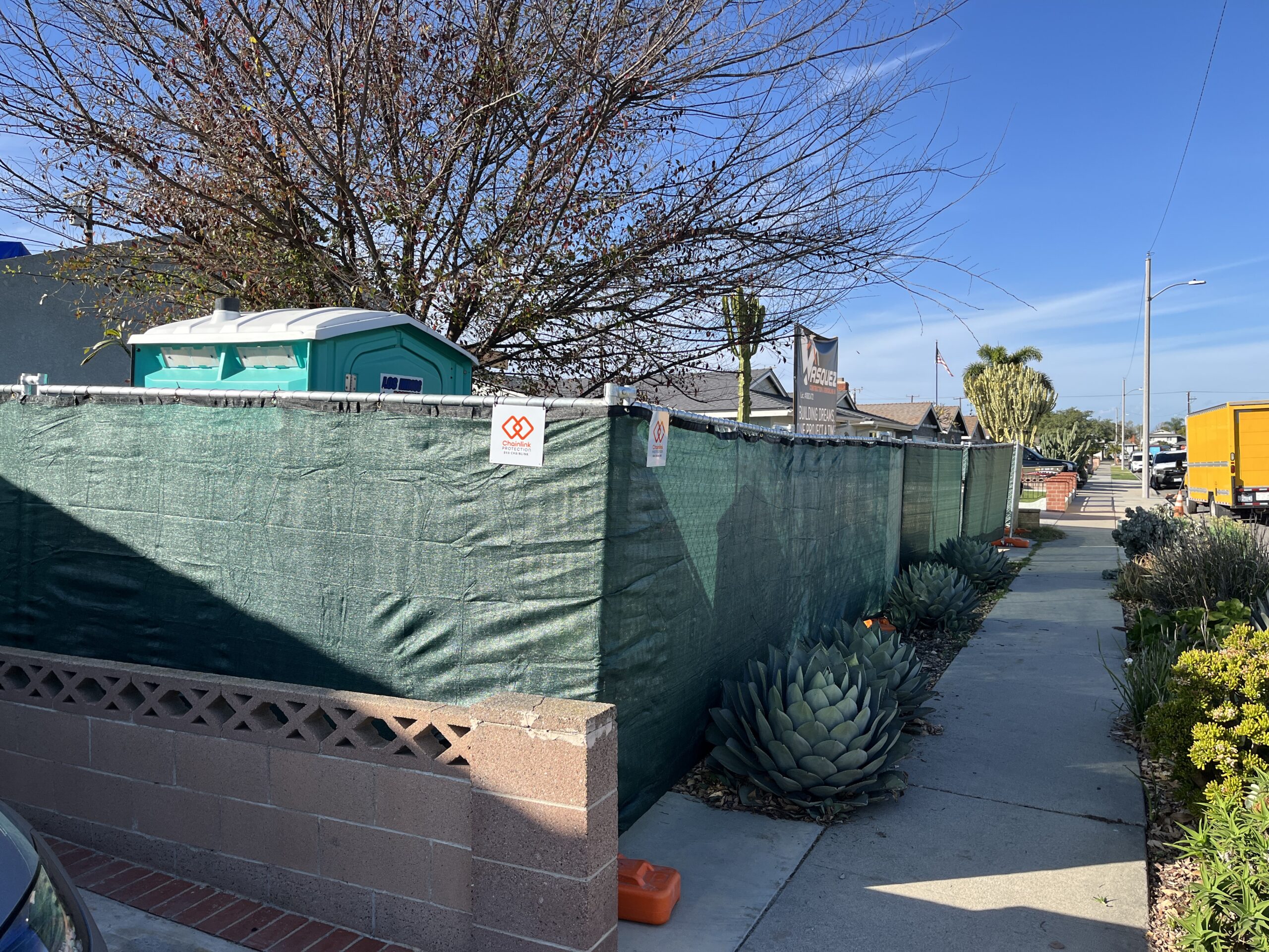 Temporary Chainlink Fence Rental
