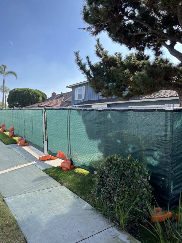 Construction Temporary Fence Rental