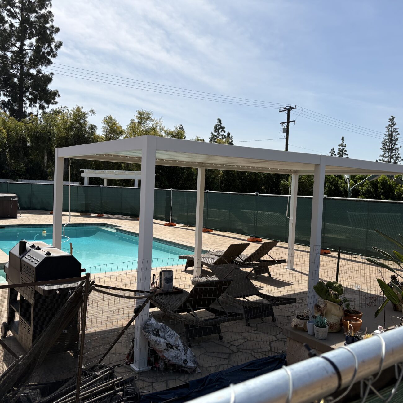 Temporary Pool Fence For Renovation