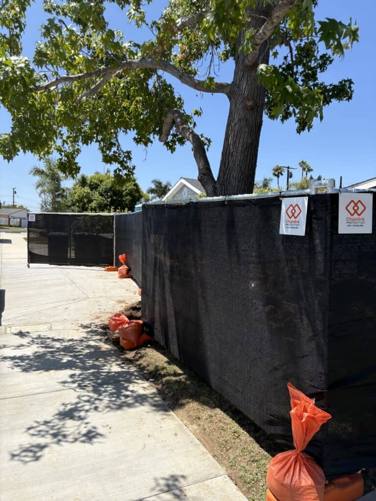Construction Fence Rental Orange County